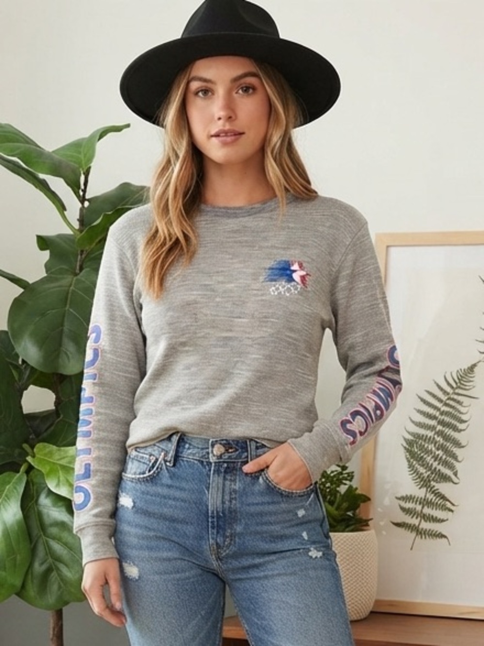 Vintage Olympic Crewneck Sweatshirt